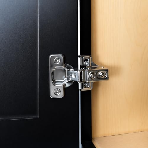 20-Pack 3/8" Overlay Soft Close Face Frame Kitchen Cabinet Hinges - size: 3/8" Overlay