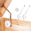 Toy Box Hinges Soft Close - Lid Support Hinge Chest Hinges for Wooden Toy Box Cedar Chest Storage Trunk Bench Soft Close Lid Support | 2 Pack Hingex - style: 2 Pack