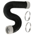8FT Dryer Vent Hose, Heavy Duty 6-Layer Flexible Aluminum Dryer Duct - size: 4inch 8ft