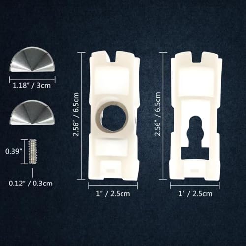 DA61-07540A Freezer Handle Support Kit Replacement PS4145181 AP5578979 3160453 DA67-02787A 6009-001526 Compatible with Samsung Refrigerator