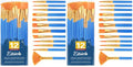 ESRICH Paint Brushes Set, 12pcs Paint Brush for Acrylic Painting (Pack of 2) - size: 12p (Pack of 2)
