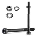 (30 Sets) M5 x 55mm Hex Socket Head Cap Screws Bolts and Nuts, Flat & Lock Washers Kits, 12.9 Grade Alloy Steel, Allen Socket Drive,Black Oxide Finish, with Hex Spanner - size: M5x55mm
