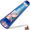 XFasten Floor Protection Film, 24-Inch x 200-Foot Roll, 3 mils, Blue Self-Adhesive Plastic Film Protector for Hardwood Floor |Residue-Free Painting and Construction Sticky Floor Protective Film Roll