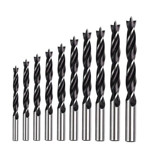 Brad Point Drill Wood Drill Bit for Hand Drills10 pcs
