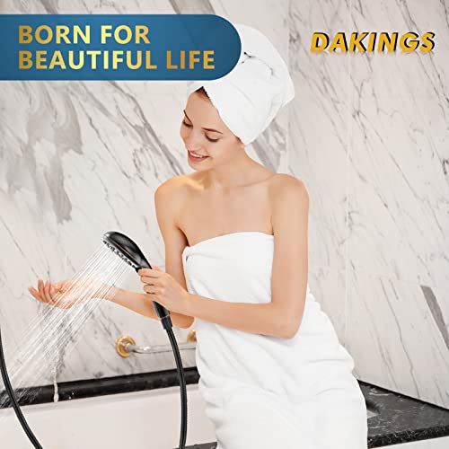 6 Spray Modes High Pressure Handheld Showerhead Set Upgraded - color: Oil Rubbed Bronze