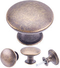 8 Pack Delicate Design Round Antique Breen Bronze Kitchen Cabinet Knobs Cupboard Door Knobs 1.18-INCH Breen Bronze Drawer Handle Pulls Dresser Knobs with 8 Pcs Screws for Bathroom Drawer Door Hardware - color: Breen Bronze