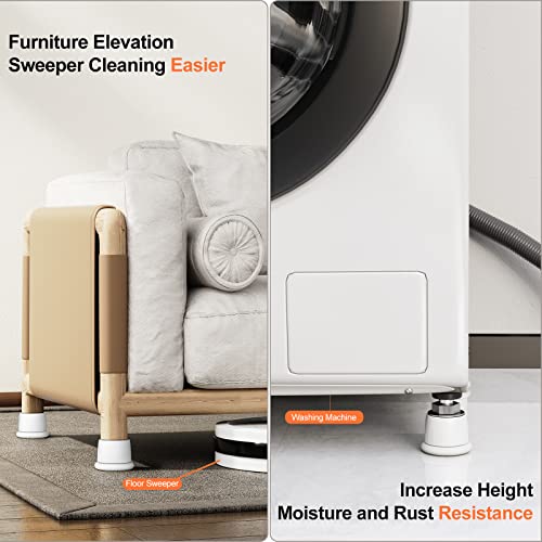 Stick on Headboard Wall Potector 1.6-2.6 inches Adjustable -Black 2 Pcs - color: Black - 2 Pcs