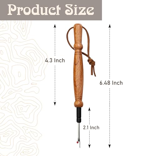SAVINA Wooden Seam Ripper for Sewing, Stitch Remover Tool for Quilting - color: 1Pcs