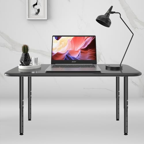 Adjustable Metal Desk Leg 21~36 Inch, Adjustable Metal Table Legs - size: 21~36 Inch（2 Pack）