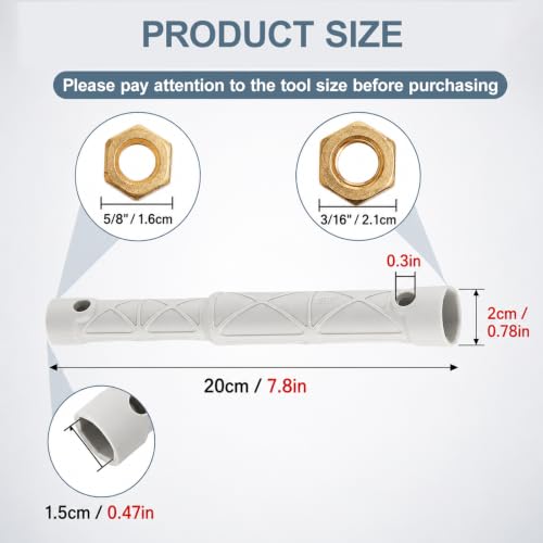 Sink Wrench Faucet Wrench Tool - Compatible with Moen 118305, Multifunctional Kitchen Faucet Installation & Removal Tool for Sink Drain Repair