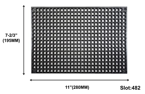 Free Zone 4-Piece Large Pegboard Set - color: Black