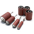 20Pcs Sanding Drums Kit for Drill & Drill Press,2-inch Aluminum Oxide Spindle Sander Sleeves (60/80/120/240 Grit) and 4 Rubber Sanding Drums,1/4-Inch Shank for Sanding,Smoothing, Metals,Wood - color: 20pcs-2inch