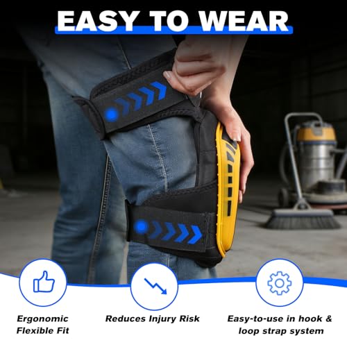 Knee Pads for Work, Professional Construction Knee Pads for Men