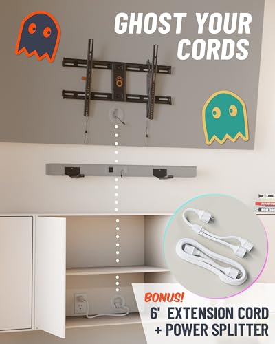 ECHOGEAR in Wall Cable Management Kit for TV & Soundbar, DIY Cord Hider