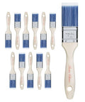 Bates- Paint Brushes, 1.5-Inch, 12 Pack, Treated Wood Handle, Paint Brushes for Walls - color: Wood Handle, size: 12 Pack, 1.5"