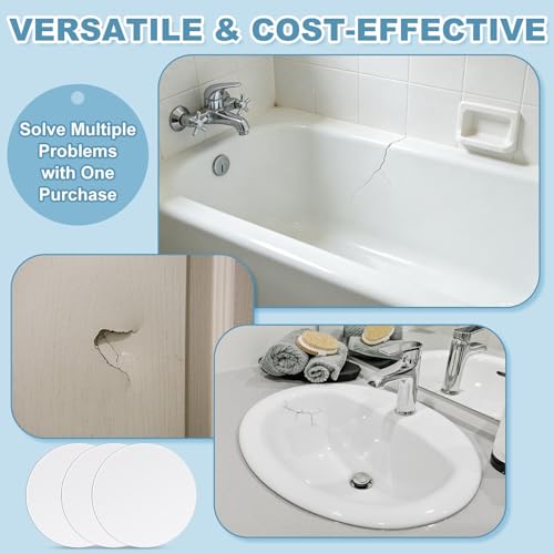 30 Pcs Bathtub Patch Kit Siding Wall Repair - style: Round