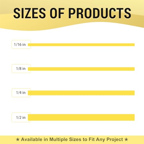 YONGJIN Multi-Size Pinstripe Tape, Miniature Masking Tape,Thin Painters Tape,1/16", 1/8", 1/4", 1/2" - size: 1/16", 1/8", 1/4", 1/2"