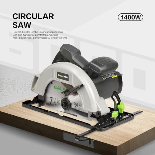 GALAX PRO 11A Circular Saw,Dust Collection,185mm Blade Adjustable Bevel - style: 11A Corded Circular Saw