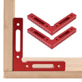 90 Degree Positioning Squares, 2Pcs Premium Aluminum Alloy Right Angle Clamps & Corner Clamping Squares for Woodworking, Picture Frames, Cabinets & DIY Projects