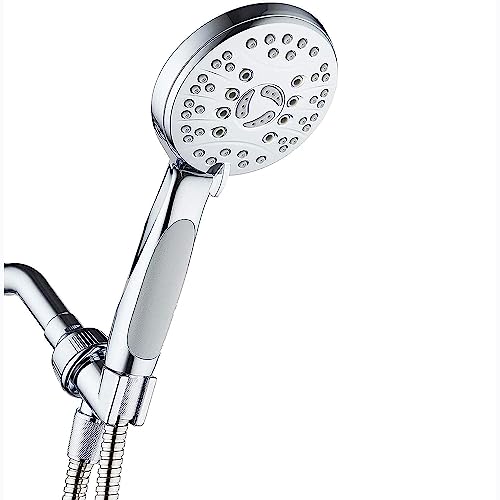 Shower Arm Holder for Handheld Shower Head, Adjustable Mount Bracket - color: Silver Color