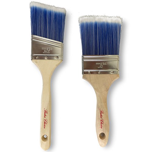 Bates- Paint Brushes- 2 Pack, Premium Paintbrush, Treated Wood Handle, Paint Brush