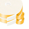 Foam Weather Stripping Tape,High Density CR,1 in x 1/4 in x 66Ft - color: White, size: 1 in x 1/4 in x 66 ft
