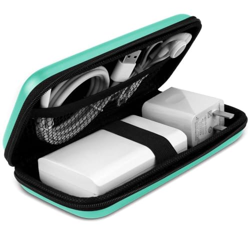iMangoo Travel Essential Electronics Organizer Charger Case Carrying Pouch - color: Mint, size: Small