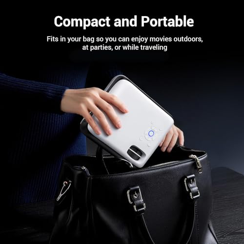 Official Licensed Google TV - HAPPRUN 4K Supported Outdoor Smart Projector - style: Official Licensed Google TV