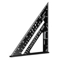 Mecurate 7-Inch Die-Cast Aluminum Triangle Rafter Square - color: 7" Carpenter Square