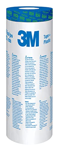 ScotchBlue Tape and Plastic, 48 Inch Wide, PT2093-48 - size: 48" Width, style: No Dispenser