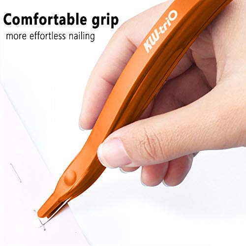 Staple Remover Professional Magnetic Easy Staple Removers Tool 3 PCS Staple Puller Remover Staple Pullers for Office, School and Home - color: Orange