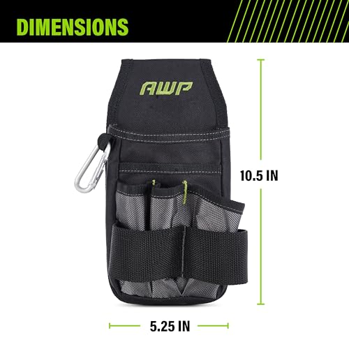 AWP Tool Pouch, Electrician Tool Pouch, Premium, Professional Multi-Pocket Organizer - size: 1 Pack, style: 7 Pocket Holster