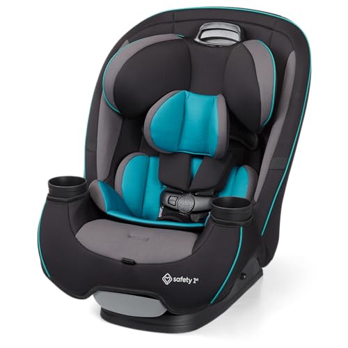 Safety 1st Grow and Go All-in-One Convertible Car Seat, Rear Facing, 5-40 lbs, Forward Facing (30–65 lbs), High Back Booster Seat 40-100 pounds, Green Gables - color: Green Gables, style: Original