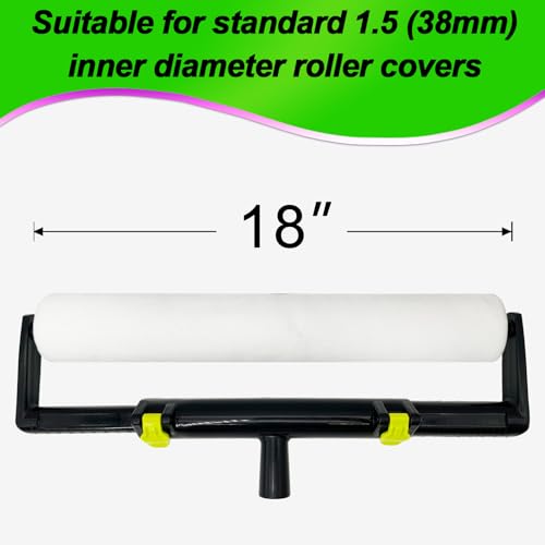 Paint Roller Frame, 9 to 18 Inch Adjustable Paint Roller Handle | Suitable for Large-Scale Painting Projects