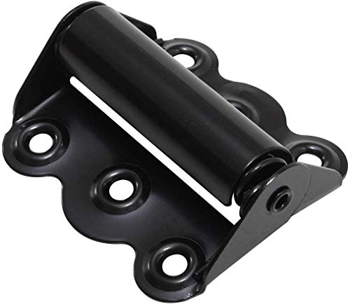 Litepak Screen Door Hinge Professional Grade Hardware Self-Closing Easy Install (1 Pack, Black) - color: Black, size: 1 Pack