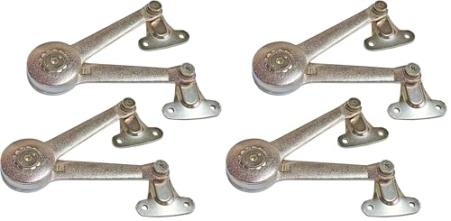 Qrity 2 PCS Adjustable Lift Up Stay Support Hinge - Bidirectional Operation - Support Up to 20KG - Opening Angle 75/90/110 (Pack of 2) - size: 2 PCS(New Version) (Pack of 2)