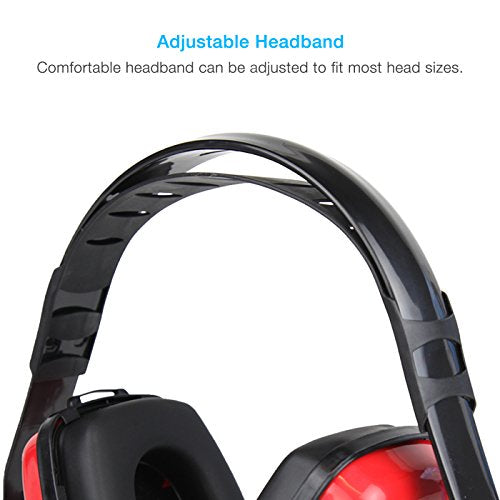 Cyber Acoustics Professional Safety Lightweight Ear Muffs for Hearing Protection and Noise Reduction - style: 20-acs310