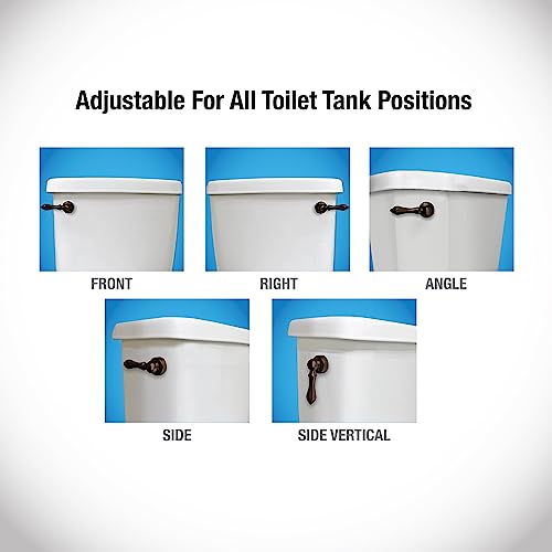 Danco 12061 Toilet Tank Lever, Oil Rubbed Bronze - color: Oil Rubbed Bronze, style: Decorative Handle
