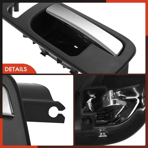 A-Premium Interior Door Handle Front Left Driver Side | Compatible with 2007-2014 Chevy Silverado 1500 2500HD 3500HD, Tahoe, Suburban, Avalanche & GMC Sierra, Yukon