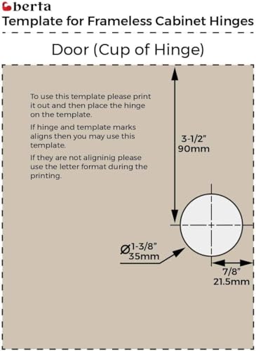 4-Pack Full Overlay Frameless Soft-Close European Hinges - size: 4 Pieces