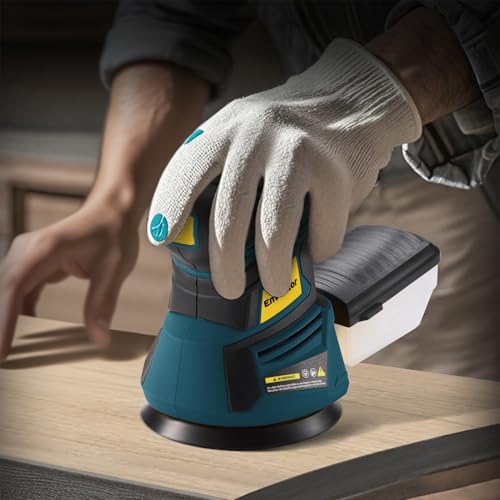 Enventor Orbital Sander with 6 Speeds, Dust Collection, 5 in, 3A Corded - size: 3A