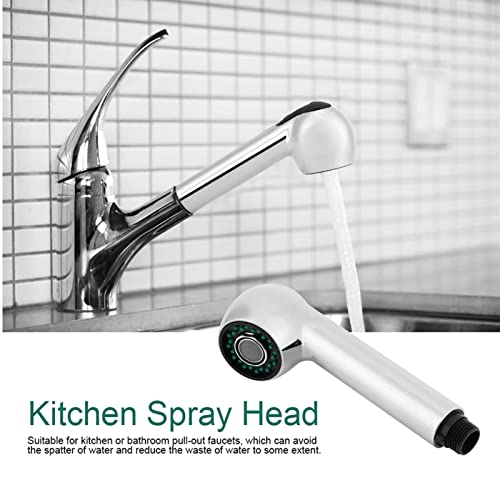 Pull Out Sprayer Head, Kitchen Sink Pull Down Faucet Replacement Tap Nozzle Bathroom Shower Spray Spare Parts