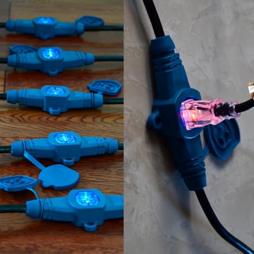30 Feet Multi Outlet Extension Cord 12 Gauge 7 Nema 5-15R Outlets - size: 12 Gauge 30FT 7 Outlets