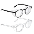 2 Pcs Safety Glasses Anti Fog Goggles Protective Eyewear Blue Light Blocking Anti Dust UV Protection Glasses