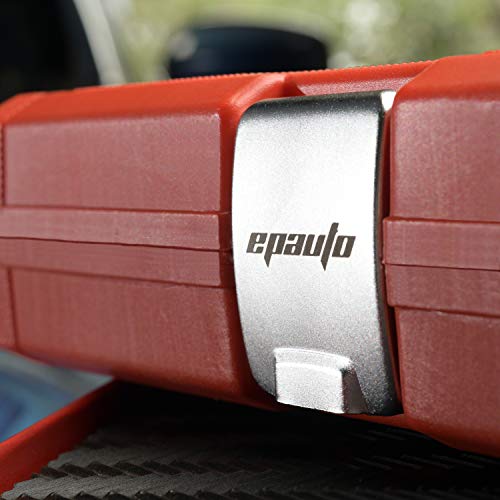 EPAuto 47 Pieces 1/4-Inch & 3/8-Inch Drive Socket Set, 90 Tooth Ratchet - color: Extended 47 Pcs