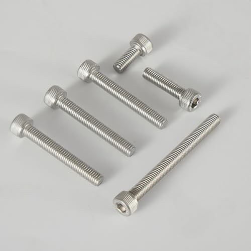 M5x0.8 x 22mm Socket Head Cap Screws Metric, 304 Stainless Steel (A2-70), Allen Socket Drive, Bright Finish, Full Thread, Rust & Corrosion Resistant, for Automotive, Machinery & DIY, 40 PCS - size: M5x22mm (40 PCS)