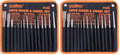 HORUSDY 16-Piece Punch and Chisel Set, Including Taper, Cold Chisels, Pin, Center (Pack of 2) - size: 16-Piece (Pack of 2)