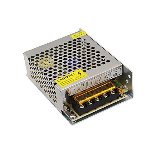 5V 5A Power Supply,25W Universal Regulated Switching Power Converter Adapter Transformer for LED Strip Light,Probe Signal Lamp,CCTV, Radio, Computer Project - color: 5V 5A 25W