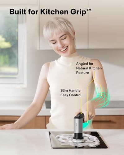 HOTO Grip™ Cordless Electric Spin Scrubber, IPX7 Waterproof, 6 Brush Heads