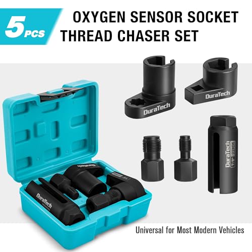 DURATECH 5PCS O2 Oxygen Sensor Socket Set - size: 5pcs